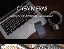 Tablet Screenshot of creativ-eras.com